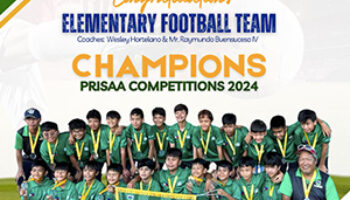 Elementary Football Champion in PRISAA 2024