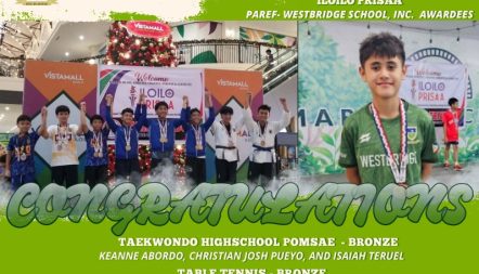Table Tennis and Taekwondo PRISAA medalists